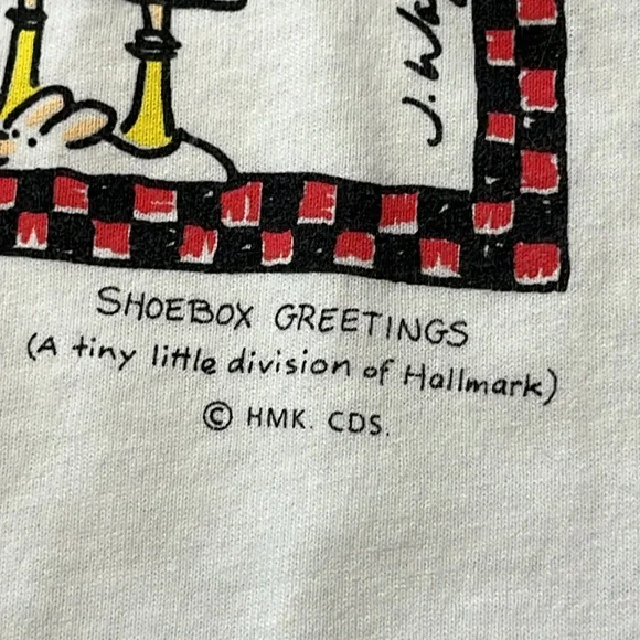 Vtg Shoebox Greetings MAXINE shirt DONT BE CRABBY Joke Parody T-Shirt USA MADE L - Picture 2 of 10